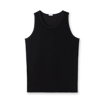 Micro Pile Comfort Tank Top Color: Black