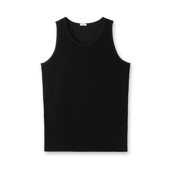 Micro Pile Comfort Tank Top Color: Black