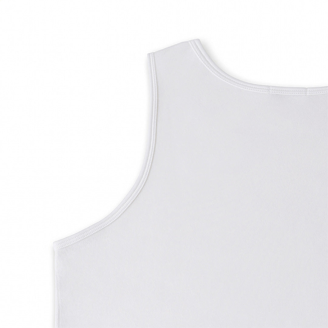 Micro Pile Comfort Tank Top Color: White