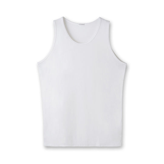 Micro Pile Comfort Tank Top Color: White