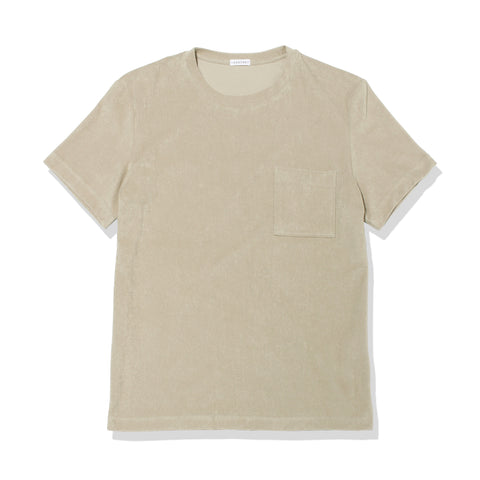 Micro Pile Tailored T-shirt Color: Taupe