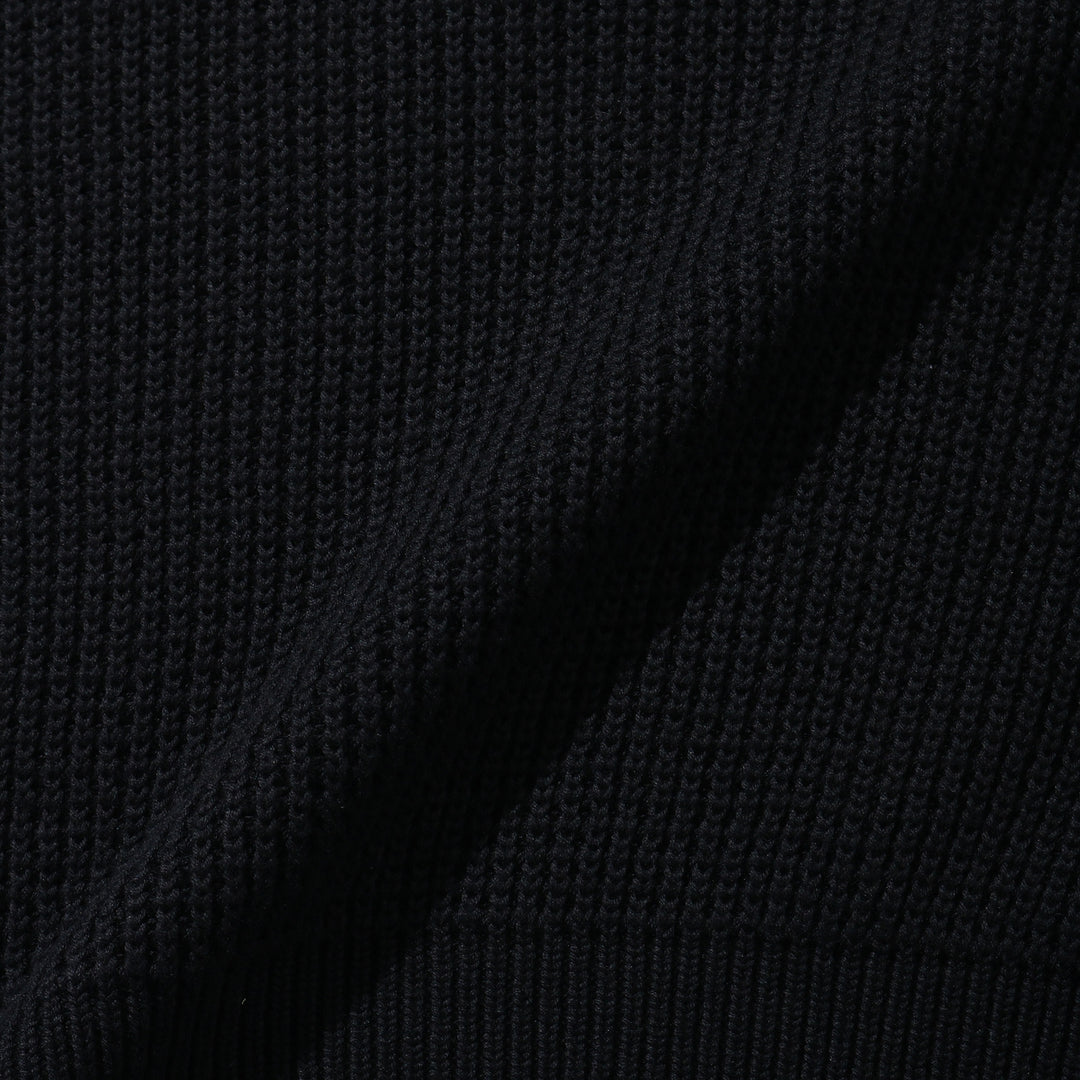 Middle Gauge Knit Cardigan Color:Black