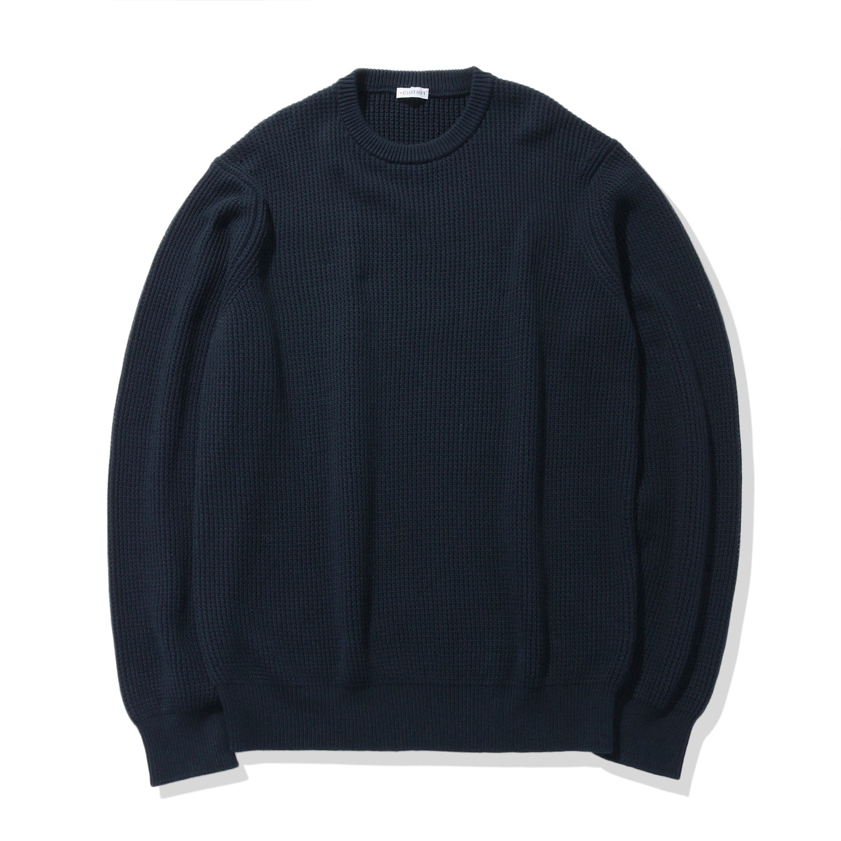 Middle Gauge Knit Cardigan Color: Navy