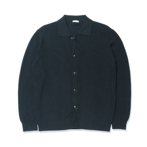 Middle Gauge Knit Cardigan Color: Navy