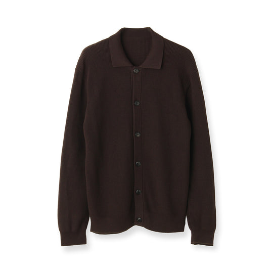 Middle Gauge Knit Cardigan Color: Oak