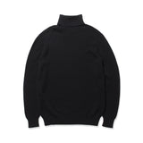 Middle Gauge Turtleneck Knit Color:Black