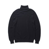 Middle Gauge Turtleneck Knit Color: Navy