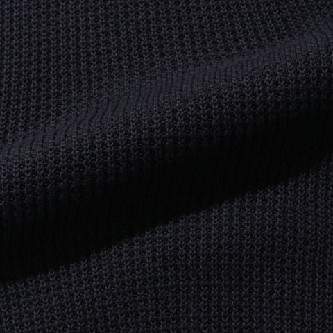 Middle Gauge Turtleneck Knit Color: Navy