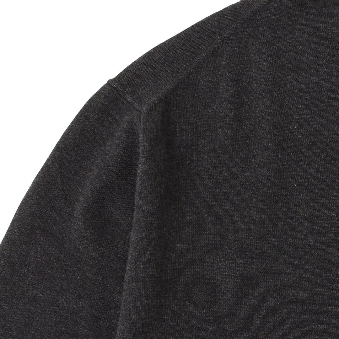 Mock Neck Knit Color: Charcoal