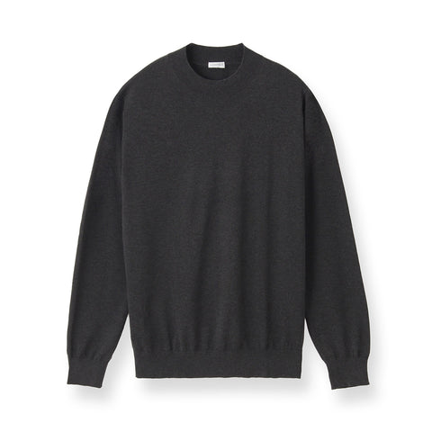 Mock Neck Knit Color: Charcoal