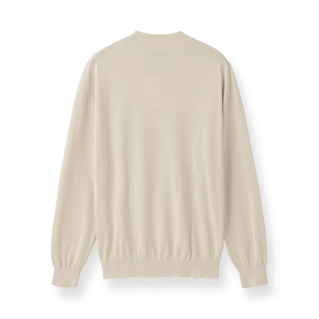 スビンプラチナム モックネックニット パール | ＋CLOTHET ONLINE