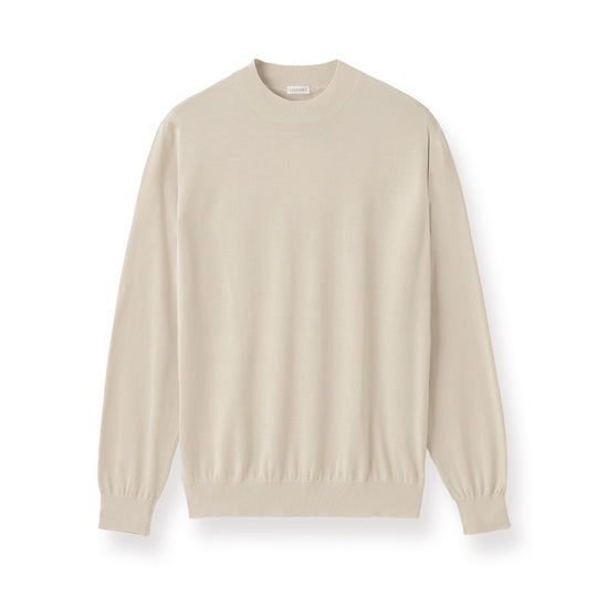 Mock Neck Knit Color: Pearl