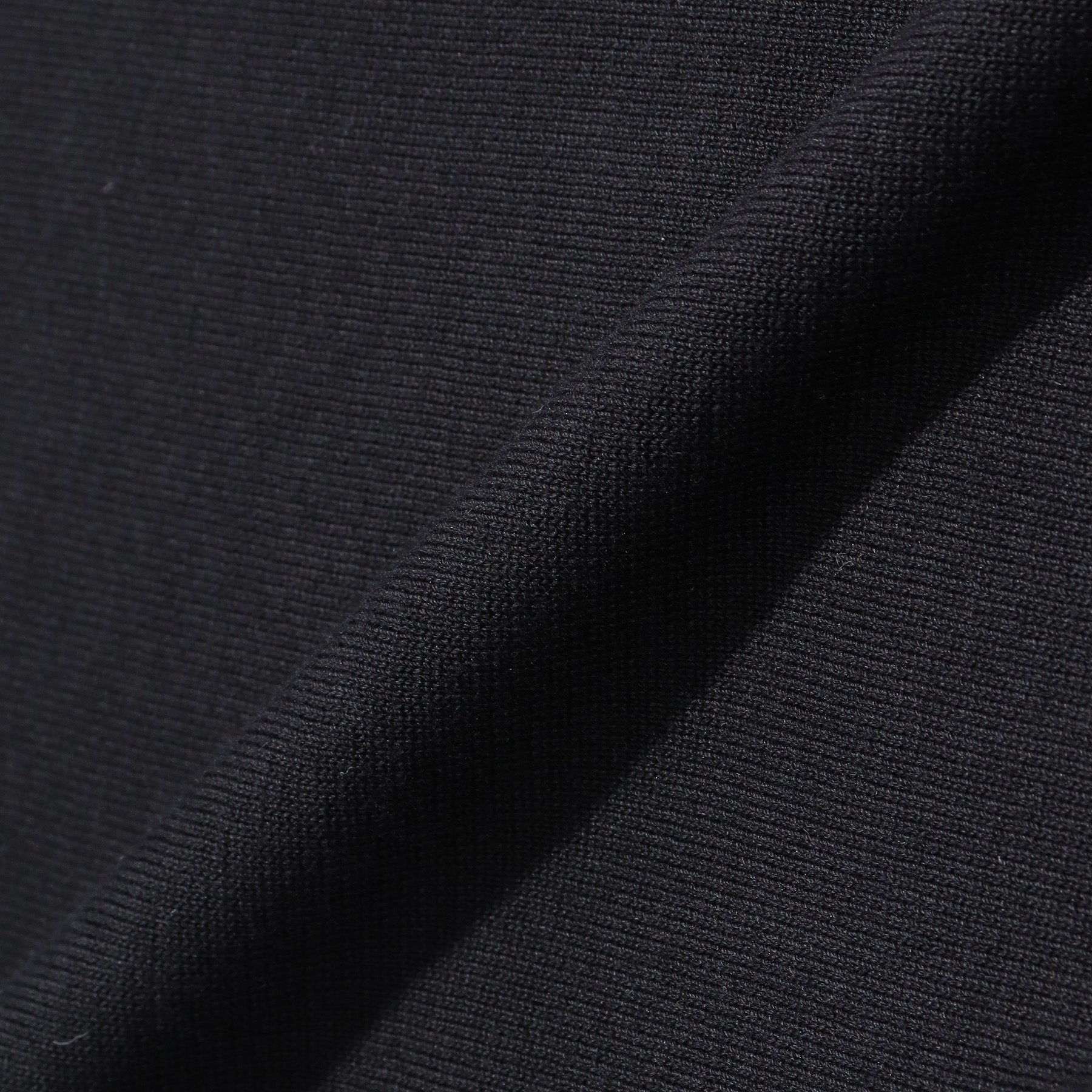 スビンプラチナム モックネックニットTシャツ ブラック