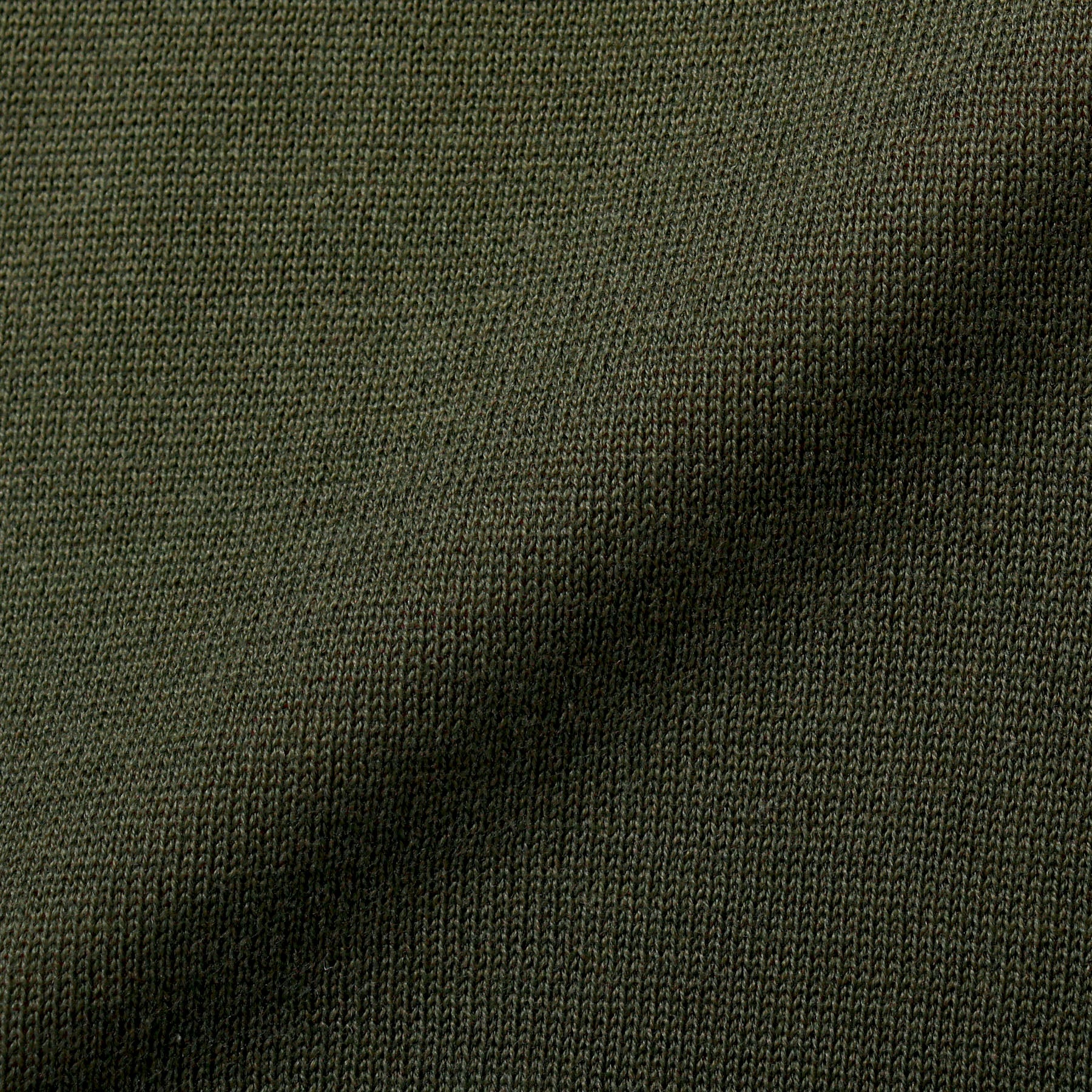 Mock Neck Knit T-shirt Color: Olive