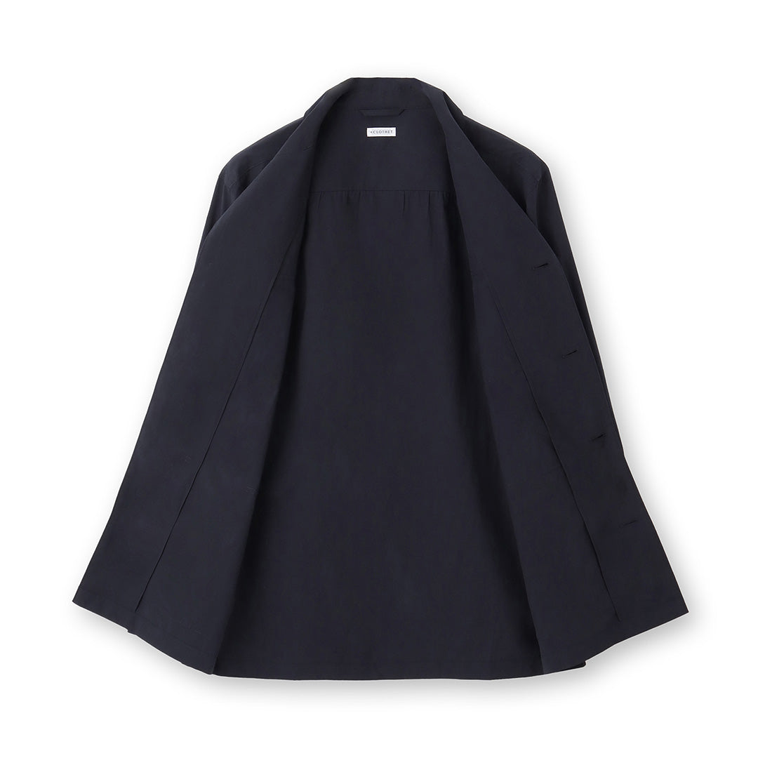 Natural Typewriter Safari Jacket color: Navy