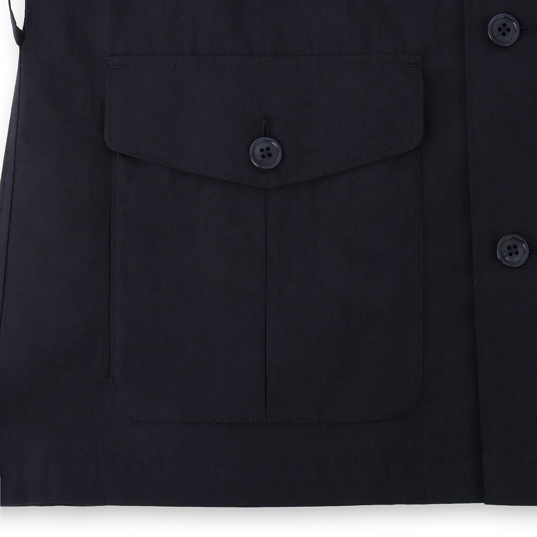 Natural Typewriter Safari Jacket color: Navy