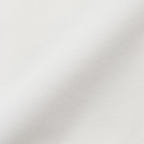Reactive White Denim Short Pants Color: Off White