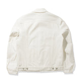 リアクティブホワイトデニム3rdtypeジャケットオフホワイトの背面を写した商品画像
