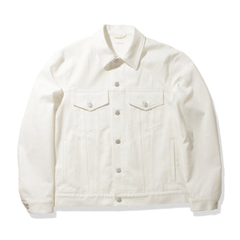 Reactive White Denim 3rd Type Jacket