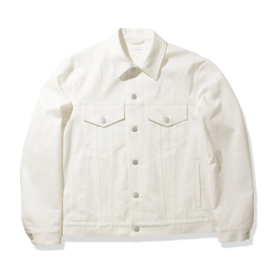 Reactive White Denim 3rd Type Jacket Color: OffWhite