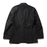 リアクティブデニム＆ソロテックスジャケットブラックの背面商品画像