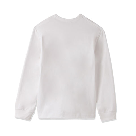 Recycled Suvin Long Sleeve T-shirt Color: White