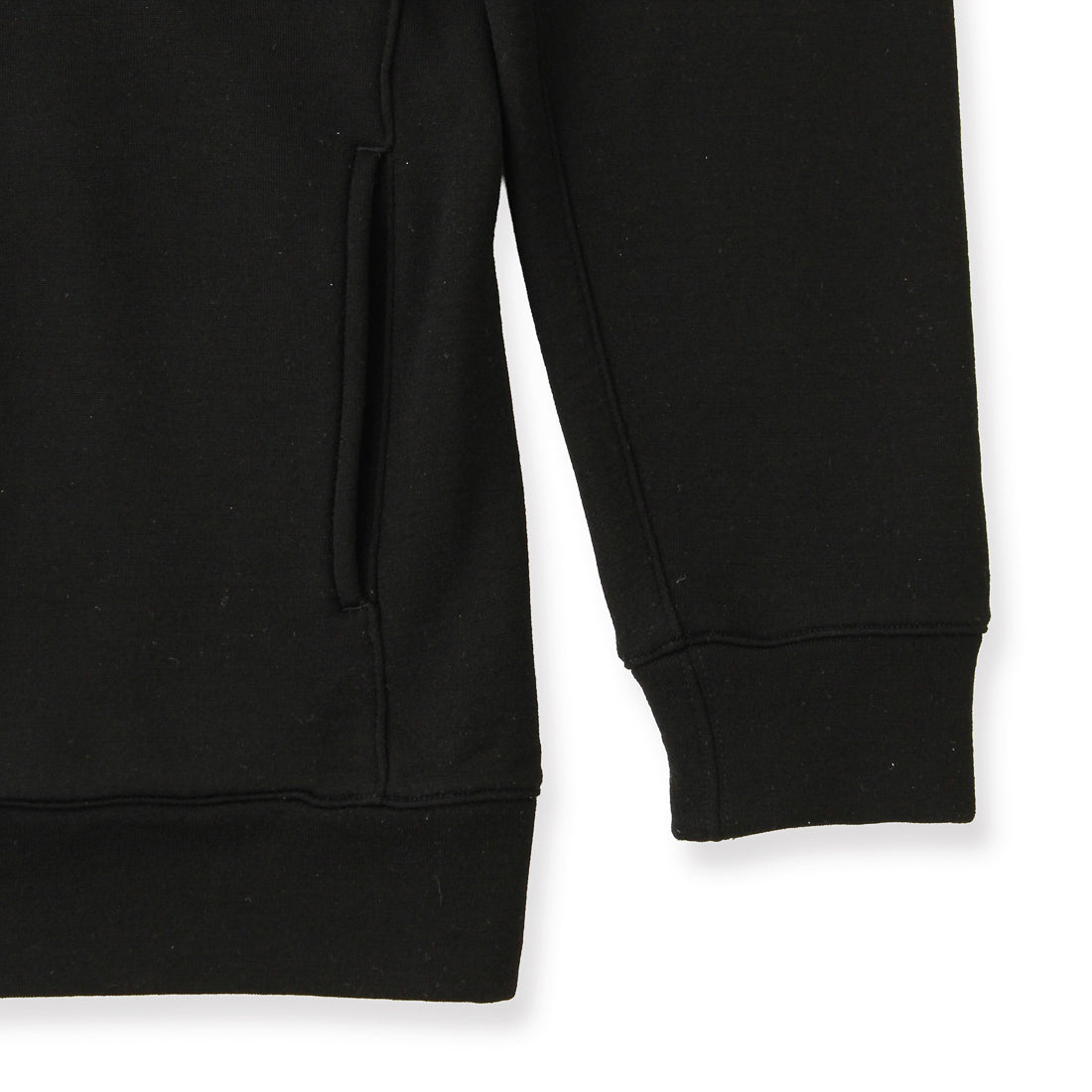 Wool Pile Hoodie Color: Black