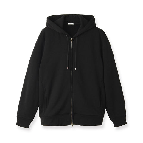 Wool Pile Hoodie Color: Black