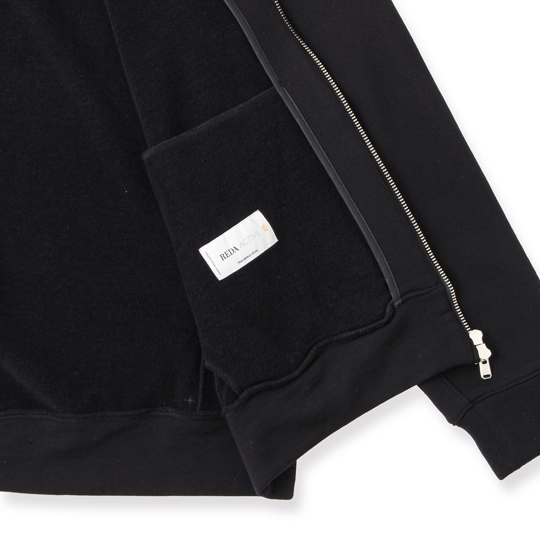 Wool Pile Hoodie Color: Navy