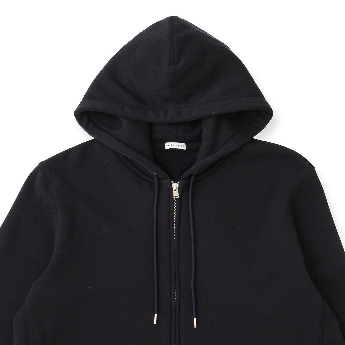 Wool Pile Hoodie Color: Navy