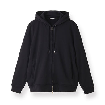 Wool Pile Hoodie Color: Navy