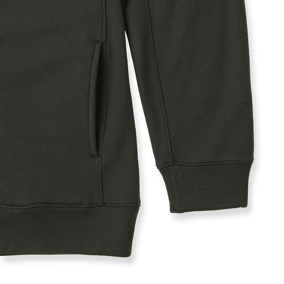 Wool Pile Hoodie Color: Khaki