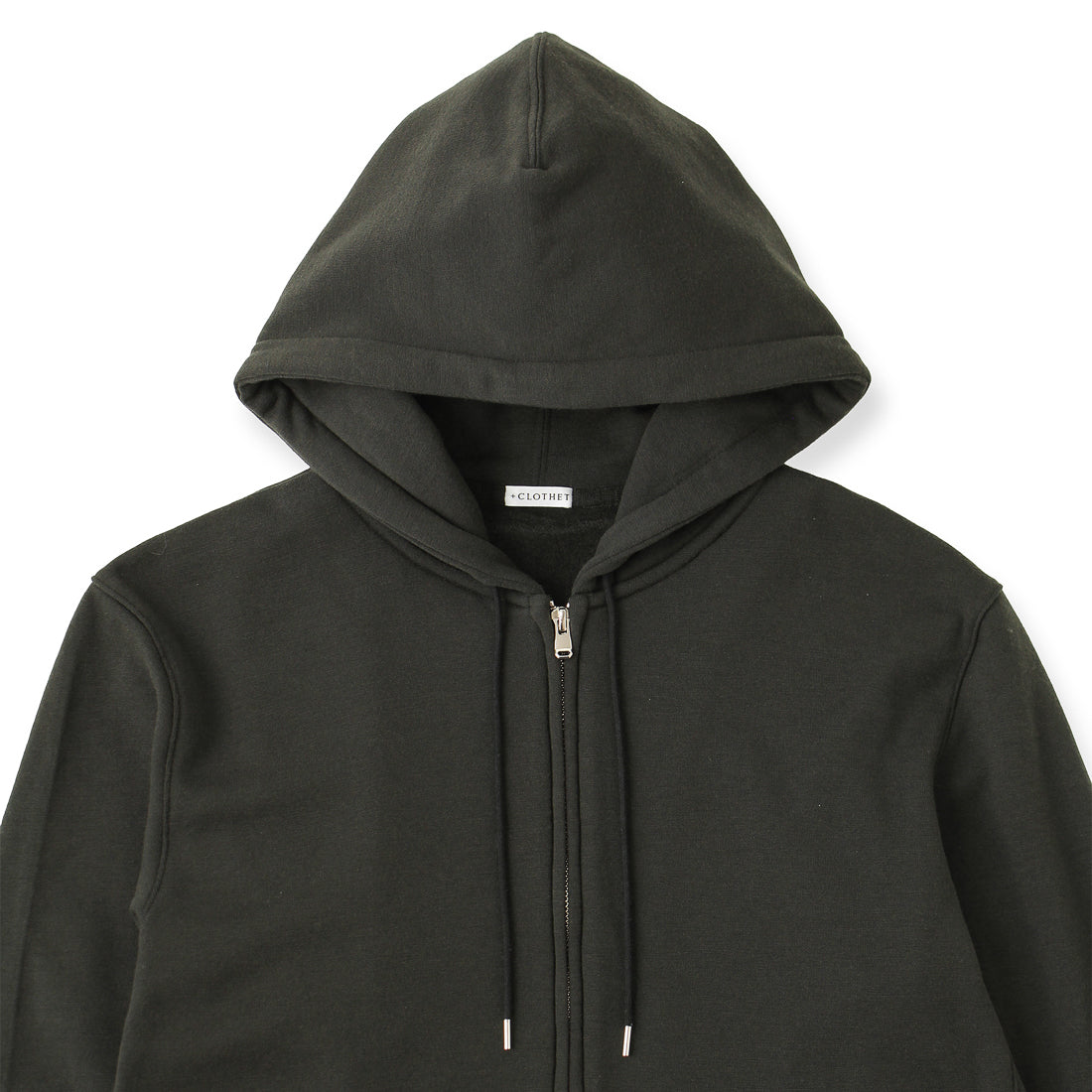 Wool Pile Hoodie Color: Khaki