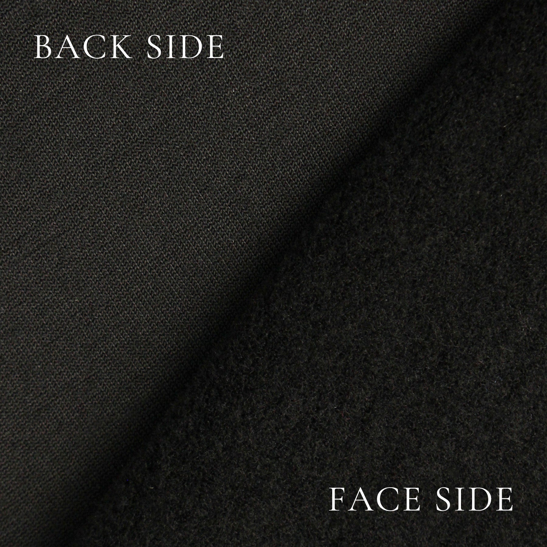 Wool Pile Jacket Color: Black