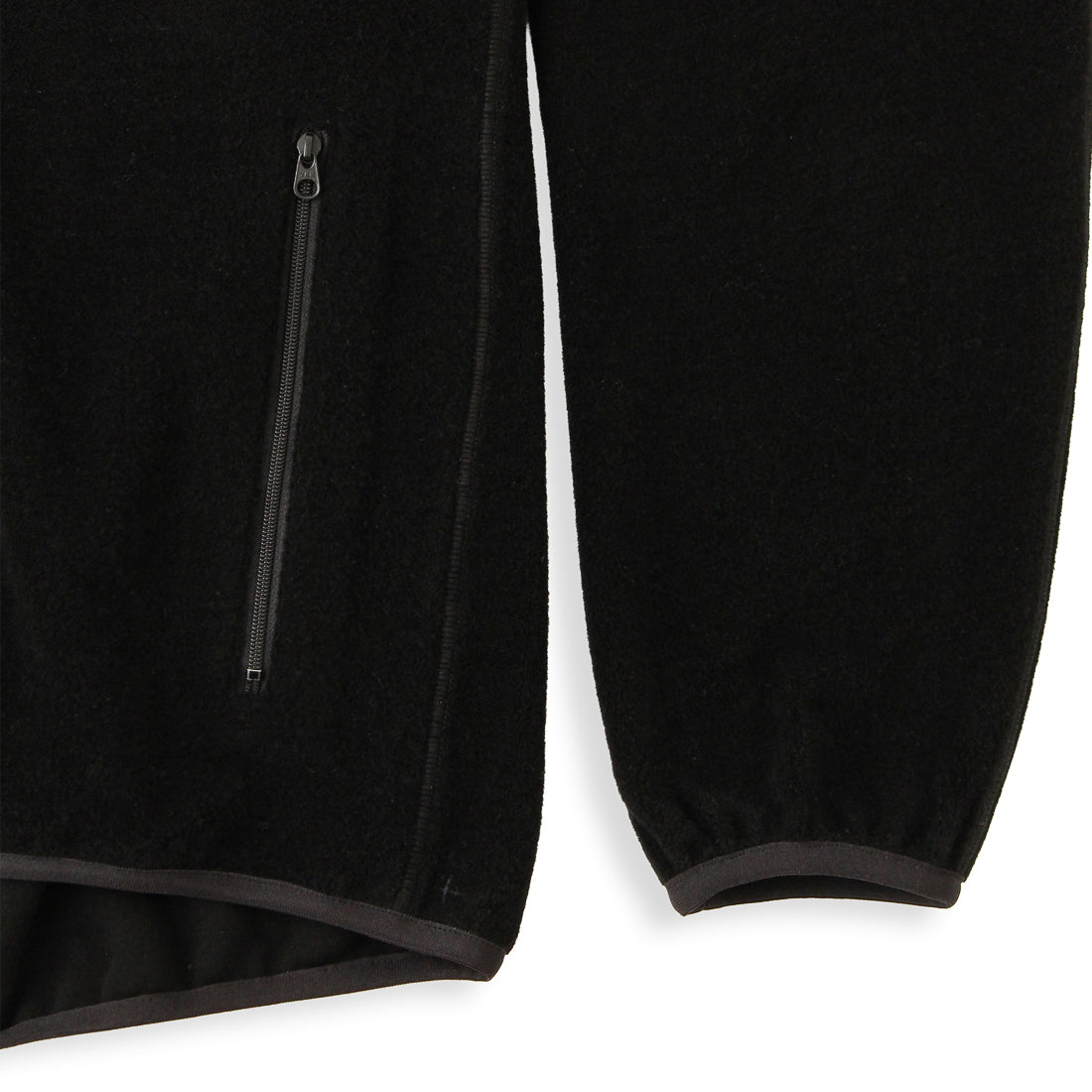 Wool Pile Jacket Color: Black