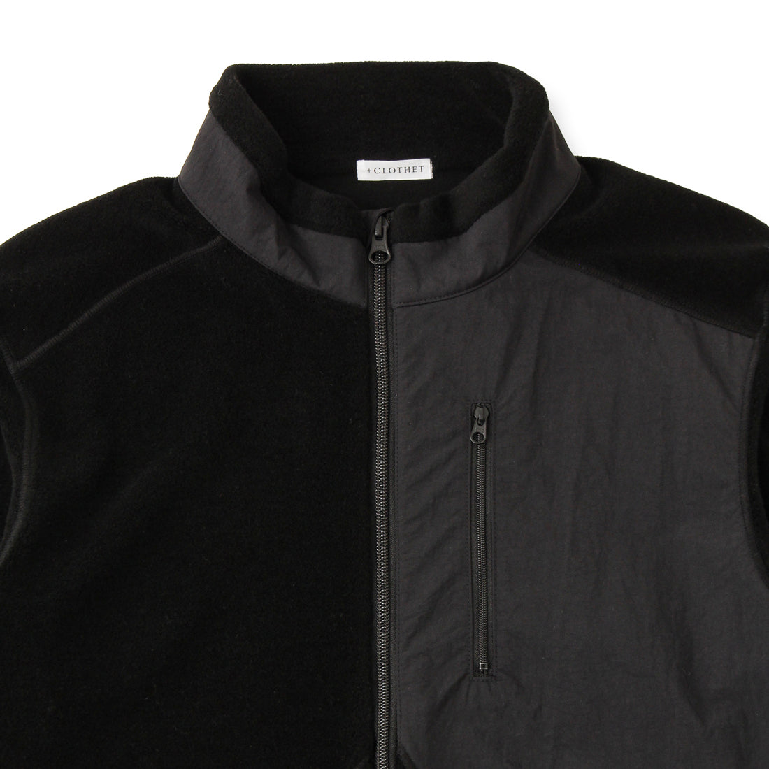 Wool Pile Jacket Color: Black