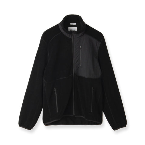 Wool Pile Jacket Color: Black