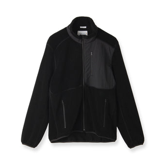 Wool Pile Jacket Color: Black