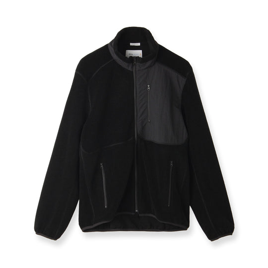 Wool Pile Jacket Color: Black