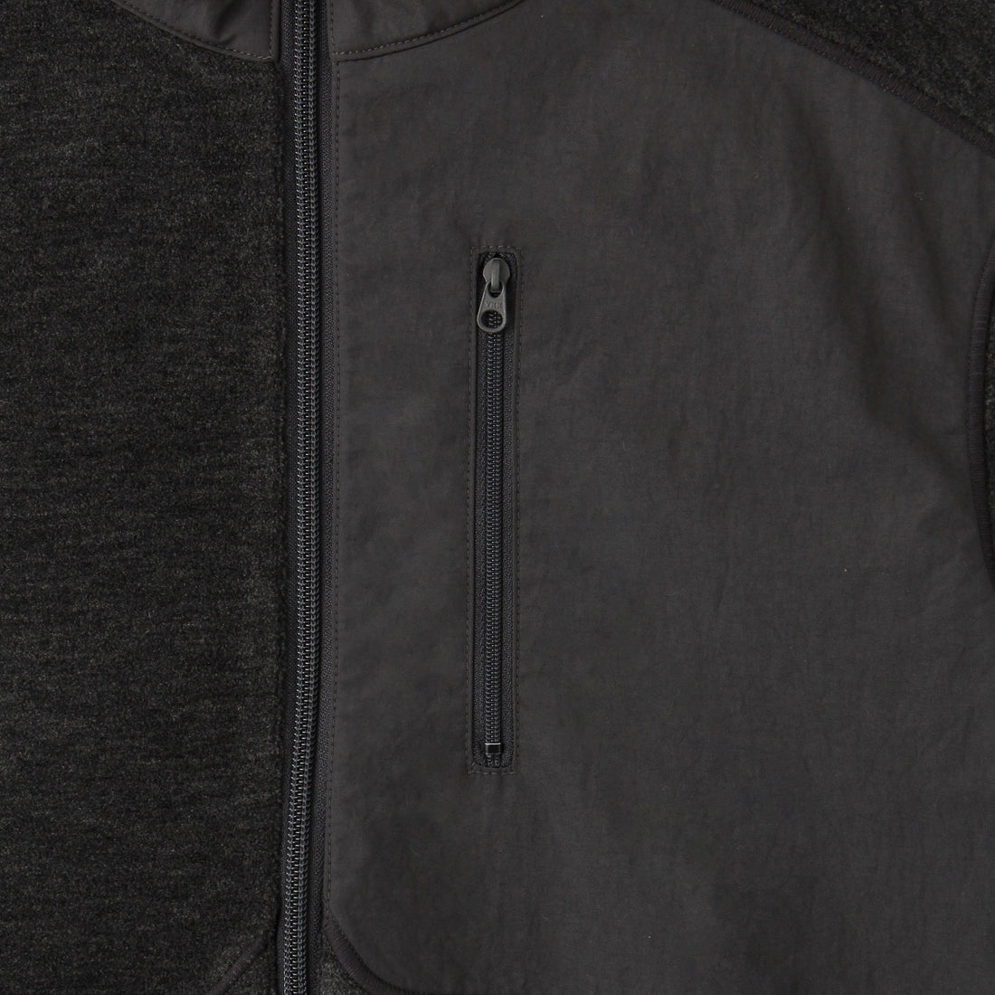 Wool Pile Jacket Color: Medium Gray