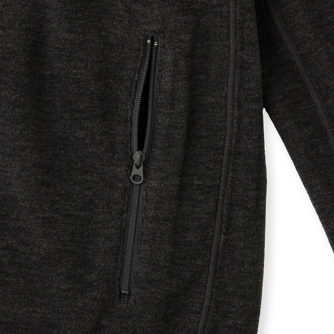 Wool Pile Jacket Color: Medium Gray