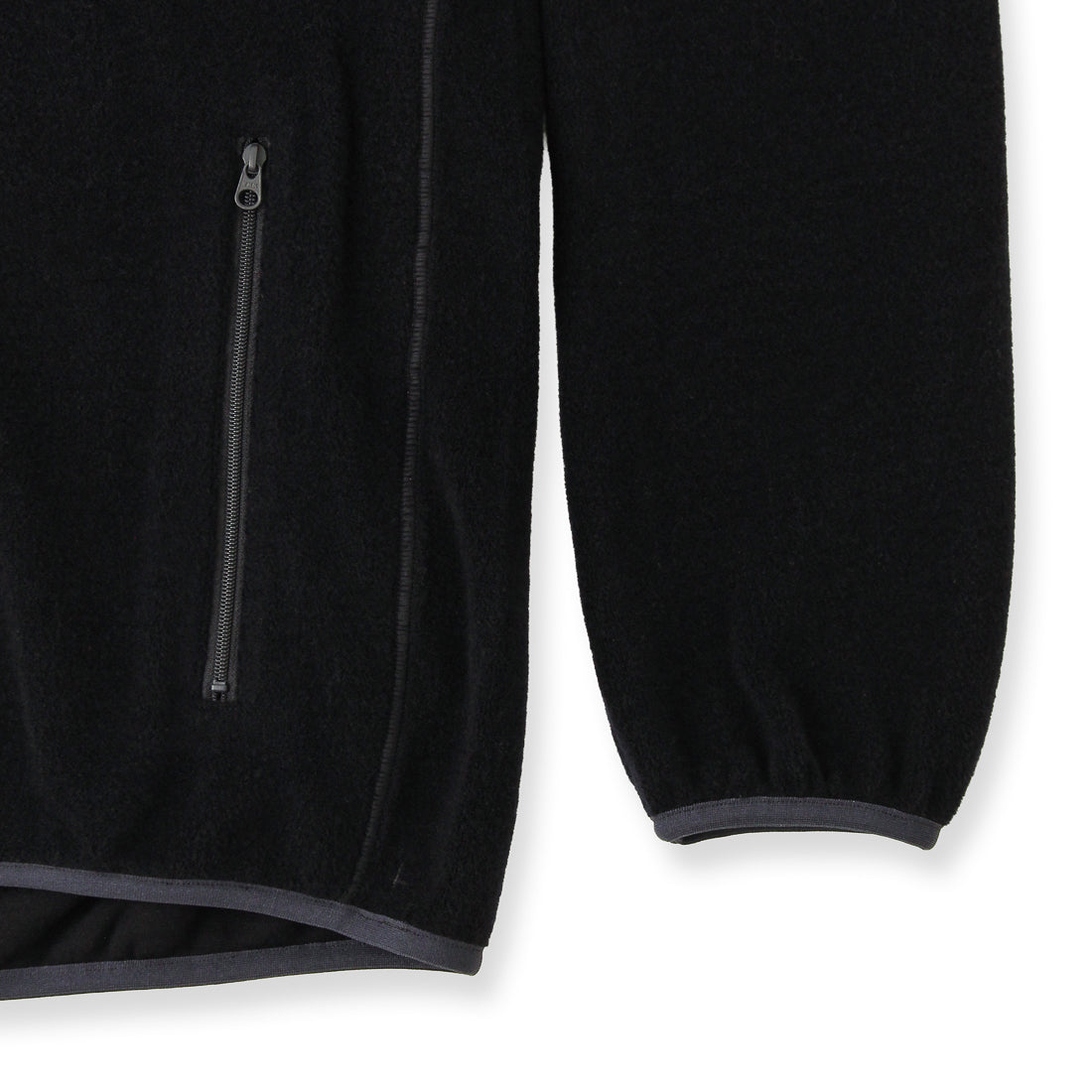 Wool Pile Jacket Color: Navy