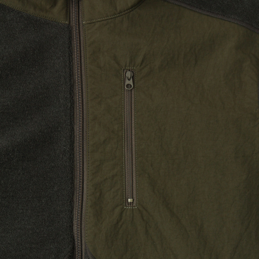 Wool Pile Jacket Color: Khaki