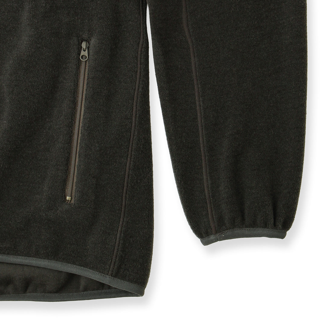 Wool Pile Jacket Color: Khaki