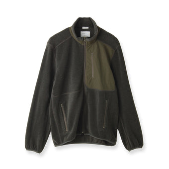 Wool Pile Jacket Color: Khaki