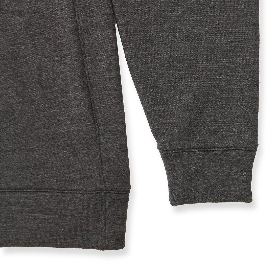 Wool Pile Sweatshirt Color: Medium Gray