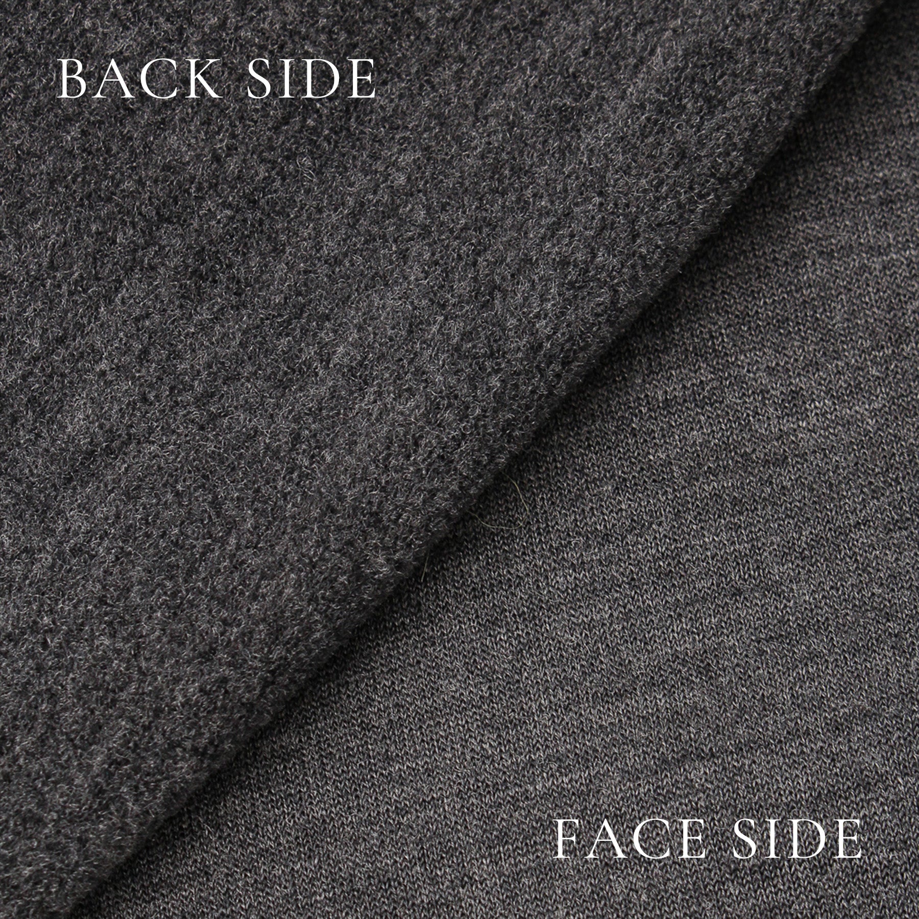 Wool Pile Hoodie Color: Medium Gray