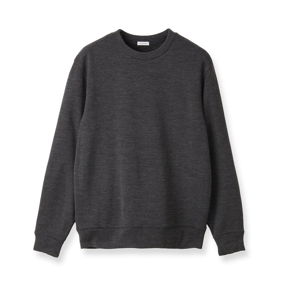 Wool Pile Sweatshirt Color: Medium Gray