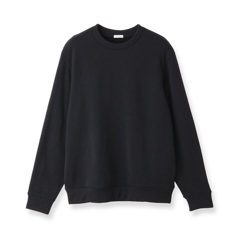 Wool Pile Sweatshirt Color: Navy