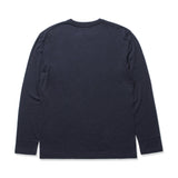 【Renewal】Wool Tailored Long Sleeve T-shirt Color: Navy